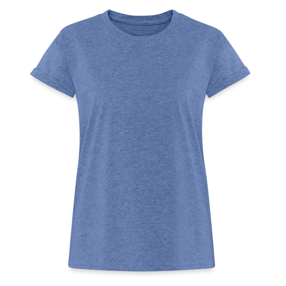 T-shirt oversize Femme - bleu jeans chiné
